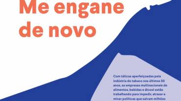 capa do relatório me engane de novo