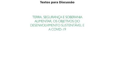 Terra, Segurança e Soberania Alimentar, os Objetivos do Desenvolvimento Sustentável e a COVID-19
