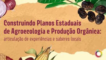 Capa da cartilha Planos Estaduais de Agroecologia