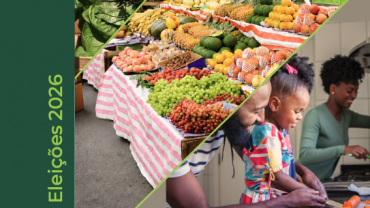 Capa da carta das eleições 2026 "O futuro da alimentação no Brasil"